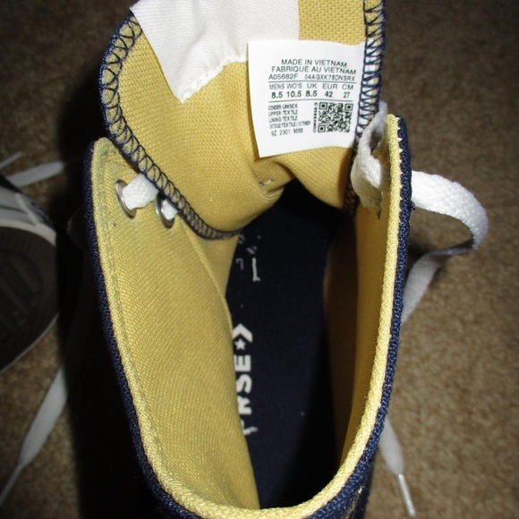 Converse high tops tennis racket pattern - Picture 4 of 4